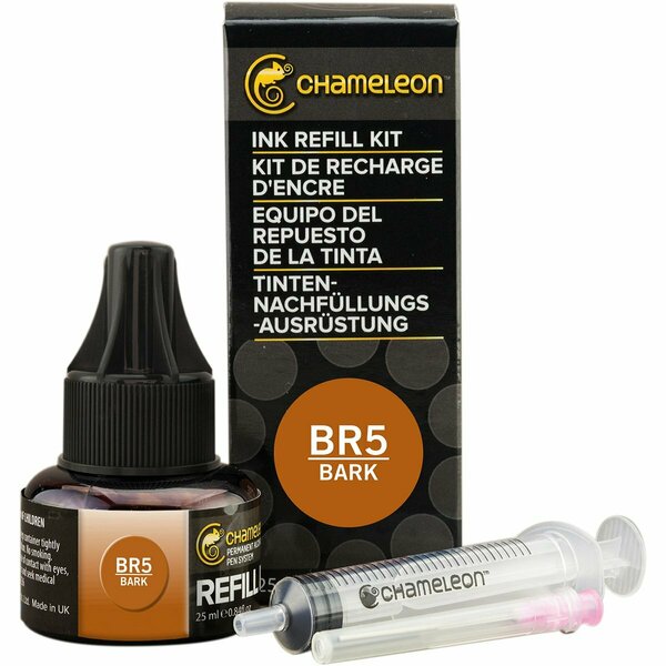 Chameleon Chameleon Color Tones Marker Ink Refill 25ml-Bark CTREFILL-9014